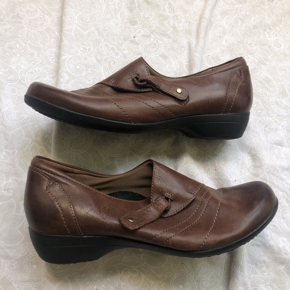 Dansko Shoes - Dansko Brown leather loafer clog shoes